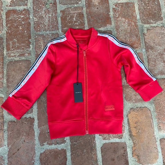 Haus of Jr Laurent Red Track Jacket Sz 1-2T NWT - Picture 5 of 14